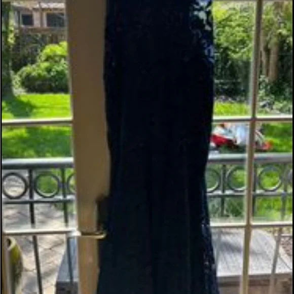 La Femme Mermaid Prom Dress